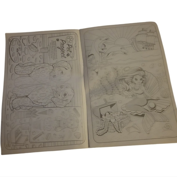 NEW 2023 Lisa Frank Giant Color & Activity Book Vibrant Colors Bug Alien Peace - Picture 8 of 16